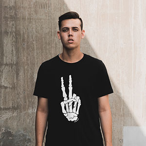 Home Coffee Printed Black Tshirt